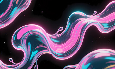 abstract background with glowing lines
