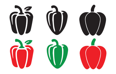 hot chili peppers vector icon