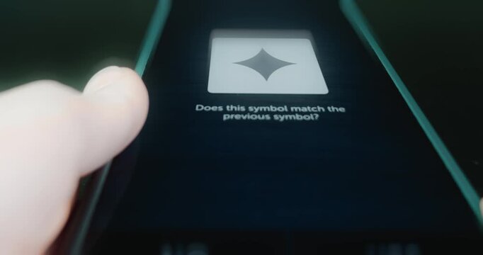 Attention training exercises in smartphone app