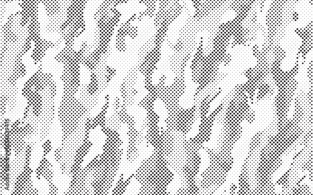 Poster abstract halftone background. military camouflage effect dot seamless pattern texture. dotted backgr