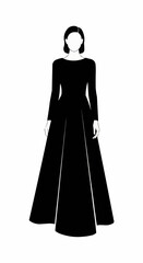 silhouette of a woman