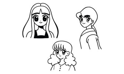 Mysterious Portraits Anime-Style Characters and Creature Faces