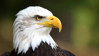 Obraz premium Majestic American Bald Eagle Close-up Portrait