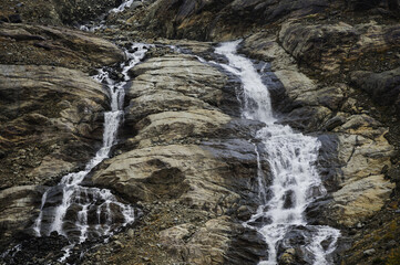 autumnal landscape inside Forni’s Glacier Valley, Santa Caterina Valfurva, Bormio, Sondrio
