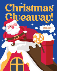 Festive Christmas party design in vector style for banner use