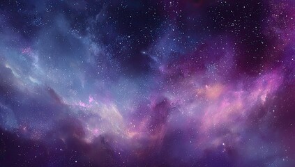 Obraz premium Starry nebula tapestry of deep space