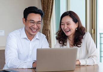 Close-up Photography of Young Asian Professionals Collaborating in a Bright Office Environment for Success