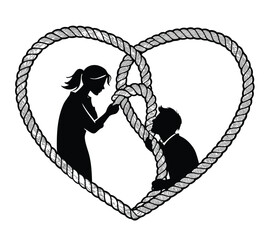 Knot of Love Heart, Couple