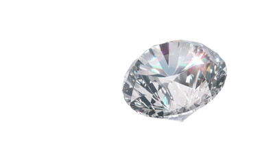 Diamond on transparent background, png