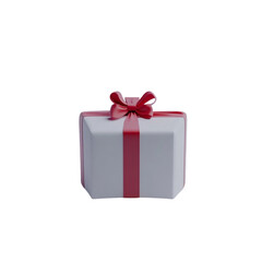 Fototapeta premium A delightful gift a present beautifully wrapped with a pink ribbon promising joy and excitement,