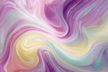 Obraz premium Abstract swirling liquid paint colors