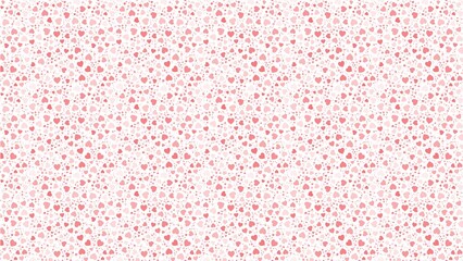 Pink hearts pattern background for valentine's day love romance wedding design wallpaper scrapbook paper