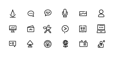 Silhouette Icon Set for business, Manager icon set., Finance Icon set, Business Growth And Development Icons, Diversity Belonging Icons