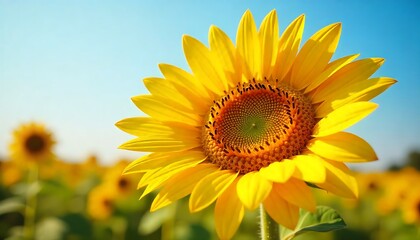 Obraz premium Sunflower in a field