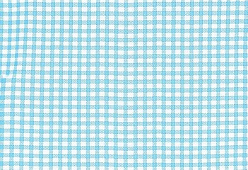 Light blue gingham fabric, small checks, soft texture,  close-up,  grid