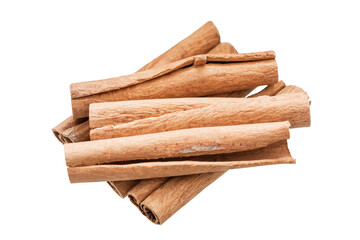 cinnamon sticks on an isolated background