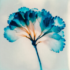 Fleurs, photographie avec procédé ancien