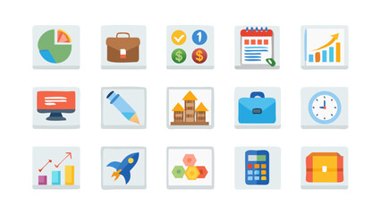 set of icons for web design