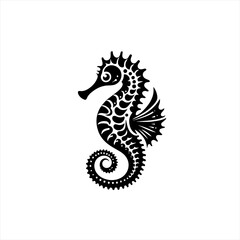 Fototapeta premium Seahorse isolated on white background