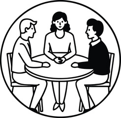 two people sitting at a table with drinks and food