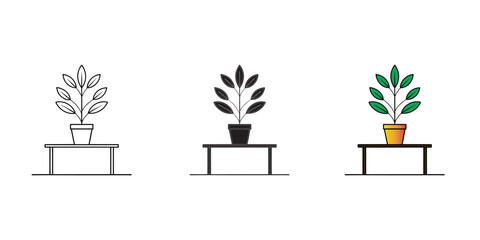 Office plant collection in multiple styles