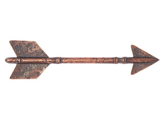 One copper antique arrow for a bow 