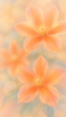 Fototapeta premium Soft pastel floral elegance