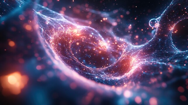 Quantum Entanglement Topology: Klein Bottle Structures from Entangled Electrons in Hilbert Space with Chromodynamic Flux Lines - CERN Simulation Aesthetics