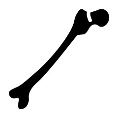 Femur Vector Glyph Icon Design