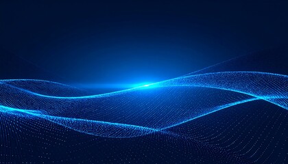 Abstract digital wave design