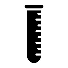 Test Tube Vector Glyph Icon Design