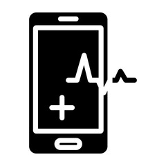 Obraz premium Clinical Device Vector Glyph Icon Design