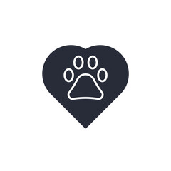 pet care icon. linear style sign for mobile concept and web design. Vector icon. Symbol, logo illustration. Vector graphics