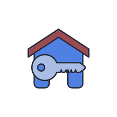 rent icon. linear style sign for mobile concept and web design. Vector icon. Symbol, logo illustration. Vector graphics