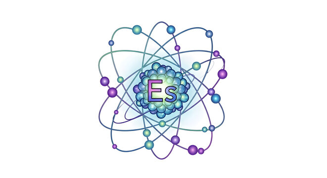 Einsteinium Atom Structure Science Design