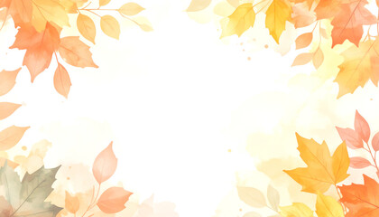 orange gelbe Blätter, Farben, Hintergrund 