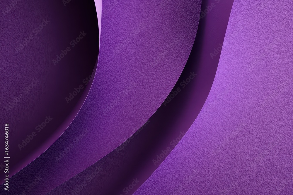 Poster elegant and modern purple background design featuring smooth curves and gradients that evoke a sense