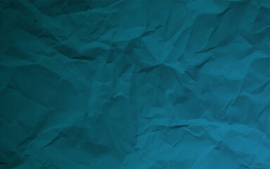 Teal crumpled paper texture background image