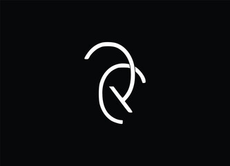 CQ CP Abstract Letters Logo Monogram Design Icon Font