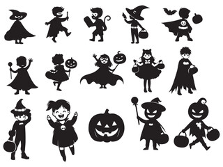 vector set of Halloween icons
