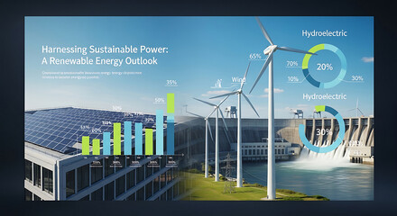 An insightful presentation highlights the growth and importance of various renewable power sources.