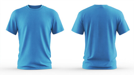 Classic blackish blue t-shirt mock-up template with triple angle layout. This t-shirt mock up is excellent for branding, logos, and printing showcase.