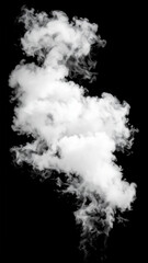 Wolkenschauspiel, schwarz weiss 