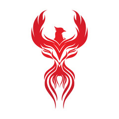 Phoenix Vector Icon Illustration