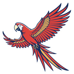 Obraz premium vector illustration of a bird