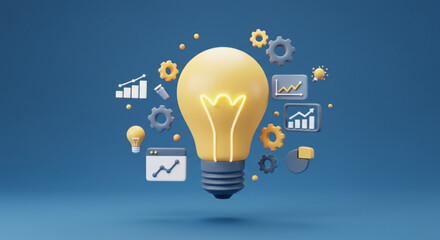 light bulb idea concept