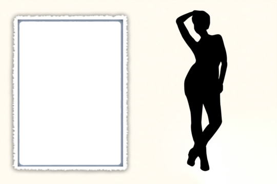 black vector image silhouette modern yoga exercises, beauty, body line art. For use as a brochure template or for use in web design.