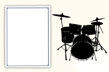 silhouette drums percussion musical instrument orchestra jazz rock play music vector image black music