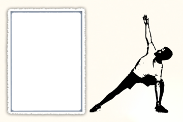 black vector image silhouette modern yoga exercises, beauty, body line art. For use as a brochure template or for use in web design.