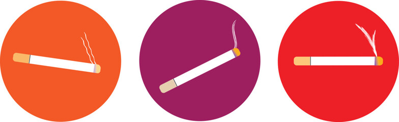 No Smoking Sign Icon Prohibited Smoking Area Symbol, Vector Safety Warning Illustration